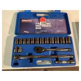 Westward new set of 1/2 inch socket set in Metric