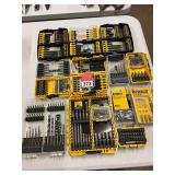 9 new Dewalt various bit sets, all pristine