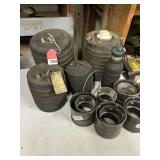 5 rubber test balls and a few ADS couplings