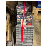 3 new plastic parts bins, provides lots of storage