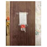 Purple Heart wood 10-3/4 inch wide x 8-1/2 feet long x 3/4 inch, 9% moisture, 7+ board feet