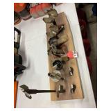 12 Wood boring bits, mostly Milwaukee
