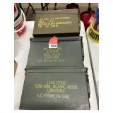 Real Govt. Surplus ammo cans like new, 5.56 and 30 cal. cans