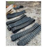 CRAWLER EXCAVATOR rubber track - 1 set