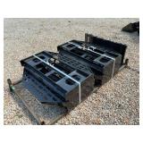 Skid Steer Forks - [Skid Steer Attachments] - 1 set