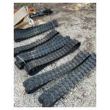CRAWLER EXCAVATOR rubber track - 1 set