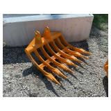 CAT305 Excavator Rake with Teeth - [Excavator Attachments]