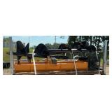 skid steer loader auger and extra rod - 1 set