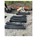 CRAWLER EXCAVATOR rubber track - one set