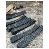 CRAWLER EXCAVATOR rubber track  - 1 set