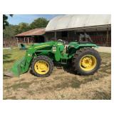 John Deere 5075 E Loader Tractor with roll bar
