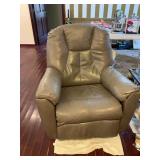 Rocker recliner leather