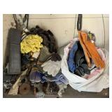 Contents on top of tool chest
