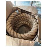 Large box of 3 inch oiling rope