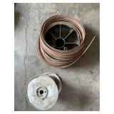 Two rolls of wire one roll of copper