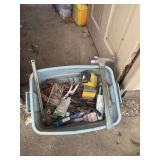 Tub of Miscellaneous hand tools