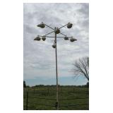 Purple Martin house with pole