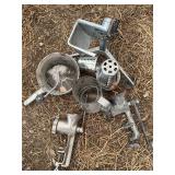 Vintage chopper, slicer, shredder, food mill, flour sifter and meat grinder