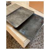 Cookie sheets and cooling rack
