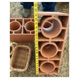 Clay blocks with basket