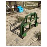 Front loader bale fork