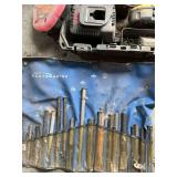 Hertz master punch kit, and Dewalt drill with batteries