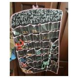 Costume jewelry, and jewelry organizer