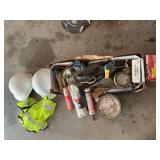 Hard hats, rope, drywall tools, and more