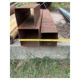Square tubing 8 inch and 10 inch
