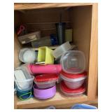Plastic storage containers