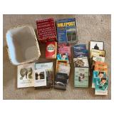 Assorted books & DVDs
