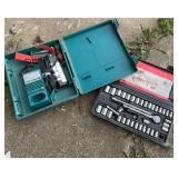 3/8 socket set with Makita battery