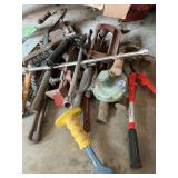 Clamps, hammers and more