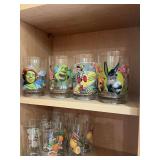 Disney glasses and juice glasses