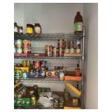 Pantry assorted food items