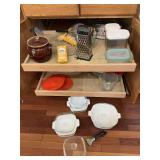 Kitchen cabinet of assorted goodies
