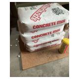 4 bags of concrete mix