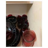 Red glassware
