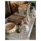 Candleholders and assorted household decor