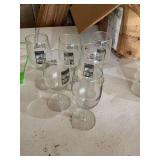 Small wine glasses, and other suited goblets