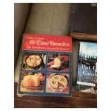 Miscellaneous recipe books, and a large Bible