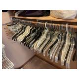Huge assortment of hangers