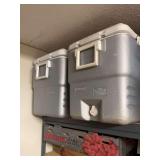 Water cooler and Coleman ice chests