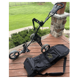 Golf Push Cart & Club Travel Bag