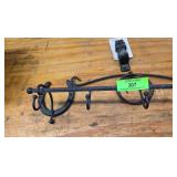 Metal Horseshoe Wall Hanger and Metal Hook