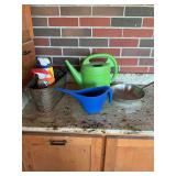 Miscellaneous watering cans and cleaners