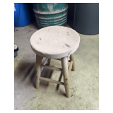 Vintage wooden milking stool