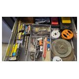 Drawer of staples, bits & wheels