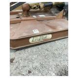 Five point model 5 foot wide three point brush mower , in good working order