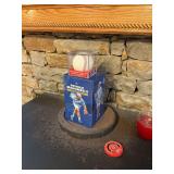 Patrick Mahomes bobble head and baseball